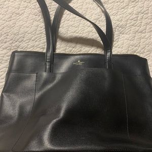 Kate Spade black black shoulder tote bag